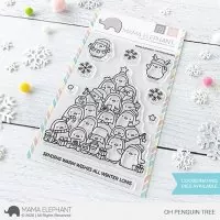Oh Penguin Tree - Clear Stamps - Mama Elephant