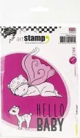 carabelle studio cling stamp Hello Baby