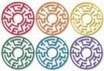 Maze Shapes - Rainbow - My Favorite Things