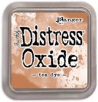 distress oxide - tea dye