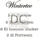 Wintertee - Stempel