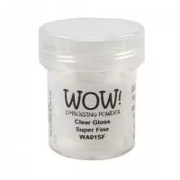 WOW Embossing Powder - Clear Gloss - Super Fine