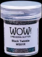 WOW Embossing Glitter - Black Twinkle - Regular